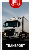Commercial transport truck